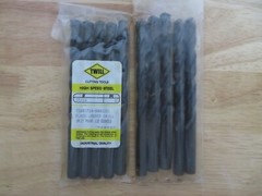 5 DOALL TWILL Jobber Length Twist Drills 25/64″ Split Point 135 Degrees Brazil