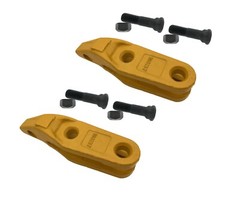 2 Bolt-On J250 Center Adapters, 1U0257 w/ Bolts, fits many 924-930 Cat Loaders