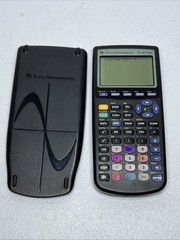Texas Instruments TI-83 Plus Graphing Calculator With Cover Tested Working
