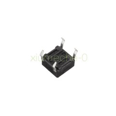 100PCS 6x6x5mm DIP Through-Hole 4pin Tactile Push Button Switch Momentary NEW