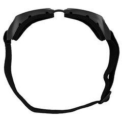 Global Vision Paragon Foam Padded Motorcycle Goggles Black Frame Super Dark Lens