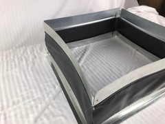 20 X 24 INCHES CARLISLE FLEXIBLE DUCT CONNECTOR CANVAS JOINT DUCTWORK CONNECTION