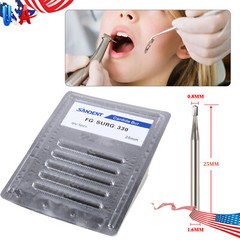 FG # 330 Dental Surgical Carbide Burs 25mm (100pcs=10 Packs)