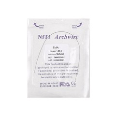 10 Packs Dental Orthodontic TMA Arch Wire Round Ovoid Round Upper/Lower 012-020