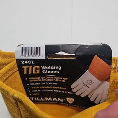 New Tillman Top Grain Kidskin TIG Welding Gloves 24CL Large New with Tags