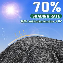 Kesfitt 70% Shade Cloth 10×20 ft, Breathable HDPE Mesh Sun Shade Tarp for Gar…