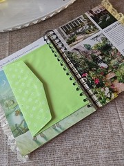 LGB About God Hardcover Junk Journal Wire Bound Scrapbook Vintage Upcycled Book