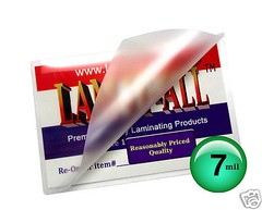 500/pack LAM-IT-ALL 7 Mil Military Card Hot Laminating Pouches 2-5/8 x 3-7/8