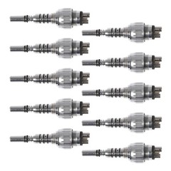10x Dental LED Quick Coupler 6 Holes 360 Swivel fit KAVO Multiflex Lux handpiece