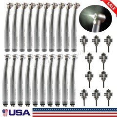 1-10 Turbina LED 2/4 orificios con pieza mano de alta velocidad dental NSK Style