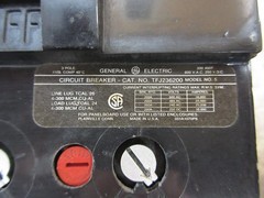 GE Circuit Breaker TFJ236200 Mod. 5 200A 600V Used