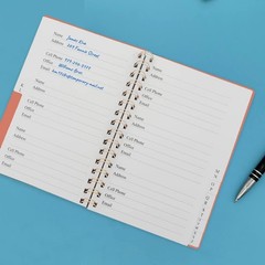 Compact 3.5×5.25 Inch Address & Birthday Book with Durable Binding – Rose Design