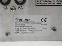 SPELLMAN XRF180N180X3519 X3519 X-RAY HIGH VOLTAGE POWER SUPPLY T270947