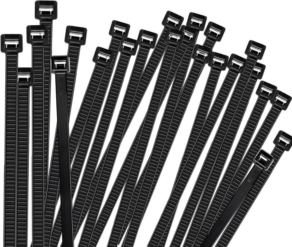Zip Ties 8 inch Heavy Duty with 120 Pounds 8 Inch, 8inch-100pack