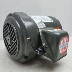 US Motors U14S2ACR Unimount Motor 0.25 Hp 3-Phase 1750 Rpm Tefc Model F044 *USED