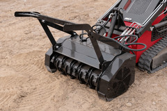 32” MINI Skid Steer Forestry Mulcher Brush Cutter low to standard flow