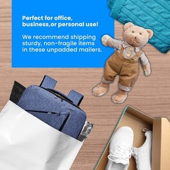 Durable 19×24″ Poly Mailers in 125 Count – Waterproof & Secure Shipping Solution