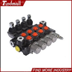 4 Spool Hydraulic Monoblock Double Acting Control Valve 11 GPM SAE Ports 3625PSI