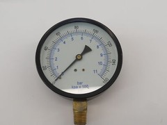 Pressure Gauge 98601575 3.5″ Face Dial 0-160 PSI 1/4NPT Bottom Connection – N…