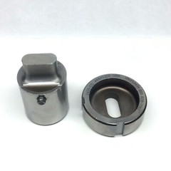 UNIPUNCH #2416-CS-24-25C-S 488X1.050 OBR PUNCH AND DIE & 4375X1.000 OBR