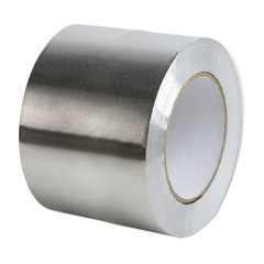 JVCC Economy Aluminum Foil Tape [1.2 mil Linered] (AF12): 4 in. x 50 yds. (Silve