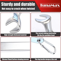 2 Pack Universal Fire Sprinkler Head Wrench 1/2″ SemiRecessed Concealed