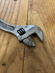 Vintage The Billings & Spencer 6” S Shaped Crescent Wrench USA Salesman Size