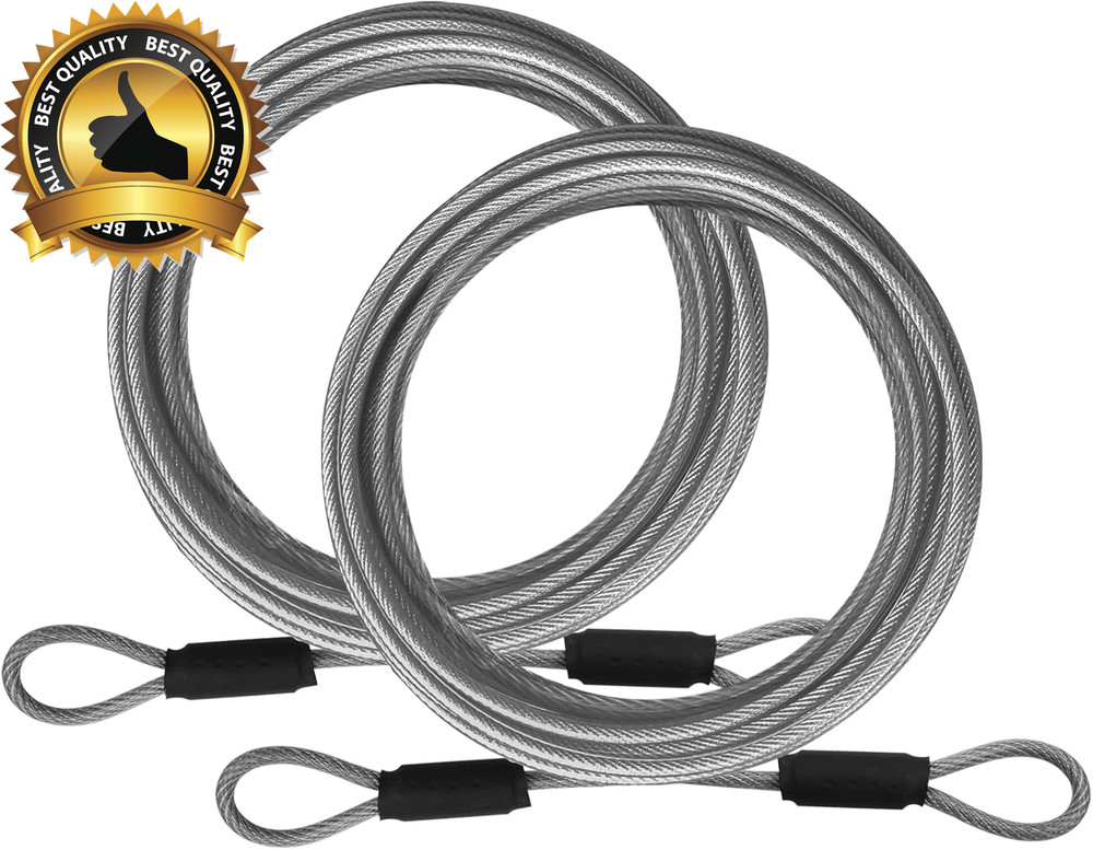 1/8Inch Stainless Steel Security Cable 4/6/10/15FT Luggage Lock Safety Wire Flex