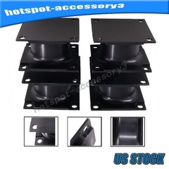 4PCS Vibratory Plate Compactor Rubber Isolator Shock Mount For Stanley Hydraulic
