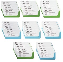 Mixed Sterile Sutures 48 Pieces Suturing Practice Kit
