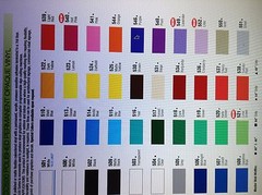 24″ SIGN VINYL: 6 Rolls, 10’ea, 40 Colors, Made in USA