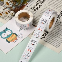 Handmade Love Bakery Sticker Labels 500 each per roll Great for Orders Crafts