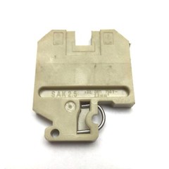 Lot of 29 Weidmuller SAK2.5 Terminal Block, Beige, 600V 25A, 22-12AWG