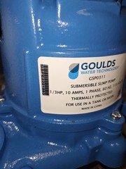 Goulds GSP0311 1/3HP Submersible Sump Pump 1/60-115v with float switch