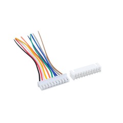 10PCS JST XH2.54mm 10Pin Singleheaded Wire Cable Connector Set Male Female 10CM