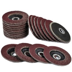 71878 4 Inch Flap Discs 20 PCS 40 Grit Sanding Pad 5/8 Inch Arbor