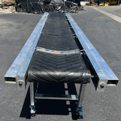 32″ x 10′ Chevron Rubber Conveyor Belt | Heavy-Duty Replacement Belt – Sandbaggy