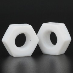 PTFE Plastic Hexagon Nuts Hex Nuts M4 M5 M6 M8 M10 M12 M14 M16 M18 M20 M22-M30