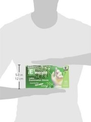 Emerald Grip Powder-Free Latex Exam Gloves Medical Grade Heavy Duty 8 Mil