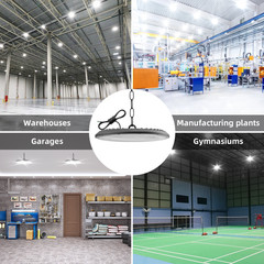 20Pcs 500W UFO Led High Bay Light Commercial Industrial Warehouse Garage Light
