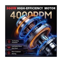 Fuel Transfer Pump Battery Powered, 13GPM Electric Pump with 21V 4.0Ah Batter…