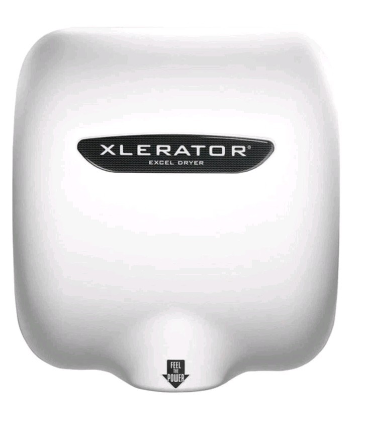 Excel Dryer XL-W Xlerator Hand Dryer, Surface-Mounted, 8 Seconds Dry Time