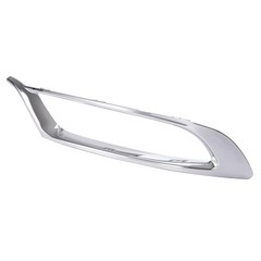 Hecasa Left Fog Light Molding Compatible 2015-2021 Chrysler 300 Replacement For