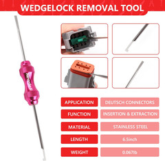 12Pcs Deutsch Crimp Tool Kit Weather Pack Crimpers Close Barrel & Open Barrel Cr