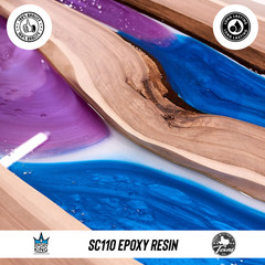 EPOXY RESIN 1 GALLON KIT * CLEAR * UV RESISTANT * LAMINATING * FIBERGLASS * BOAT