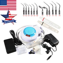 Dental Ultrasonic Piezo Scaler Handpiece 5PCS Tips Fit EMS Cavitron SKYSEA US