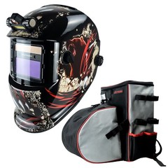 TRQWH Welding Hood with Light & Extreme Tools Bag, 1/1/1/2 Optical Clarity