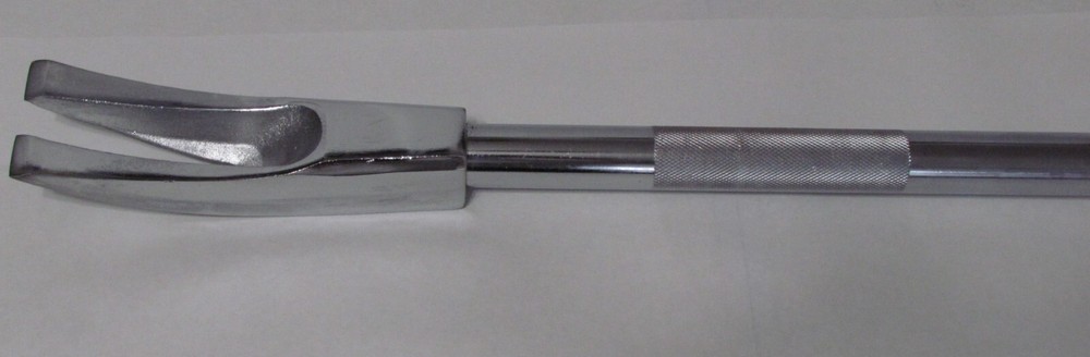 36″ Halligan bar with Nickel Finish. Hardened High Carbon Steel. 11 Lbs – C