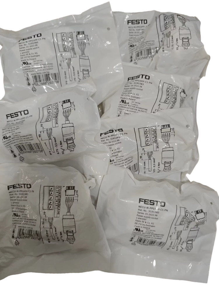 1pcs Festo NECU-M-PPG5PP-C1-PN 5195383 Brand New Socket