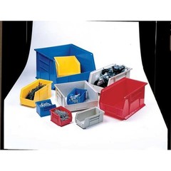 Akro-Mils 30250Blue 7″L X 16-1/2″W X 14-3/4″H Blue Hang And Stack Akrobins®